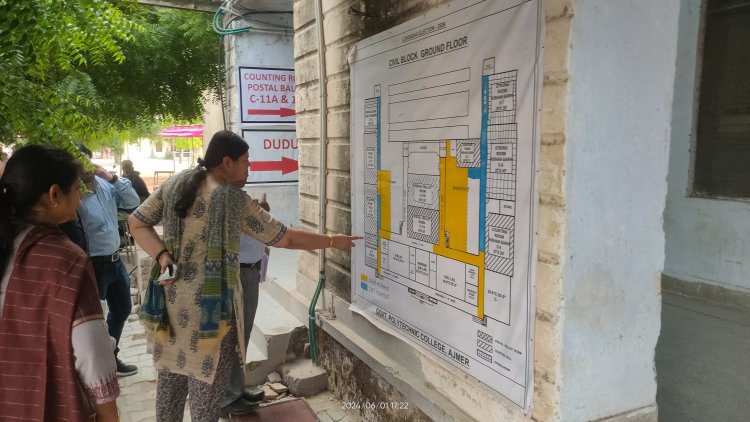 रिटर्निंग अधिकारी डॉ. भारती दीक्षित ने की मतगणना तैयारियों की समीक्षा