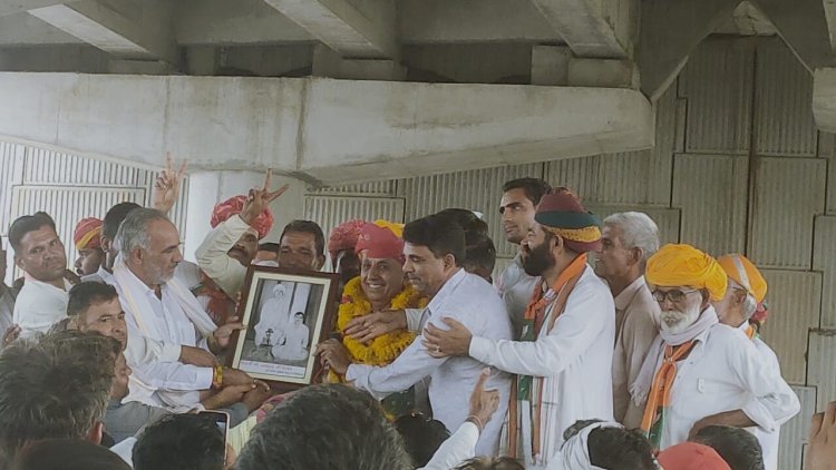 केन्द्रीय कृषि मंत्री श्री भागीरथ चौधरी का हुआ स्वागत